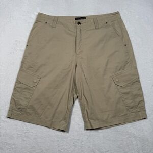 Marmot Cargo Shorts Mens 34 Khaki Outdoor Hiking Multi Pocket Performance Trail